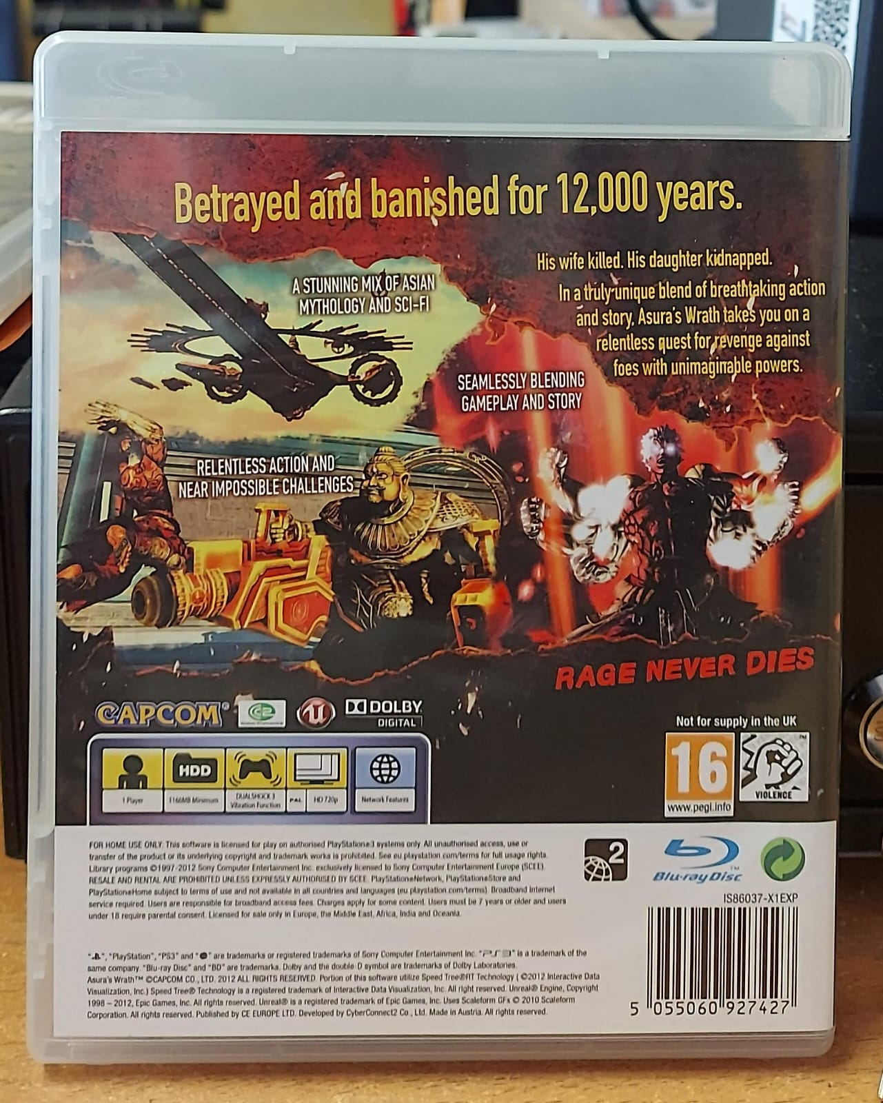 Asura's Wrath – PS3 (Usato)