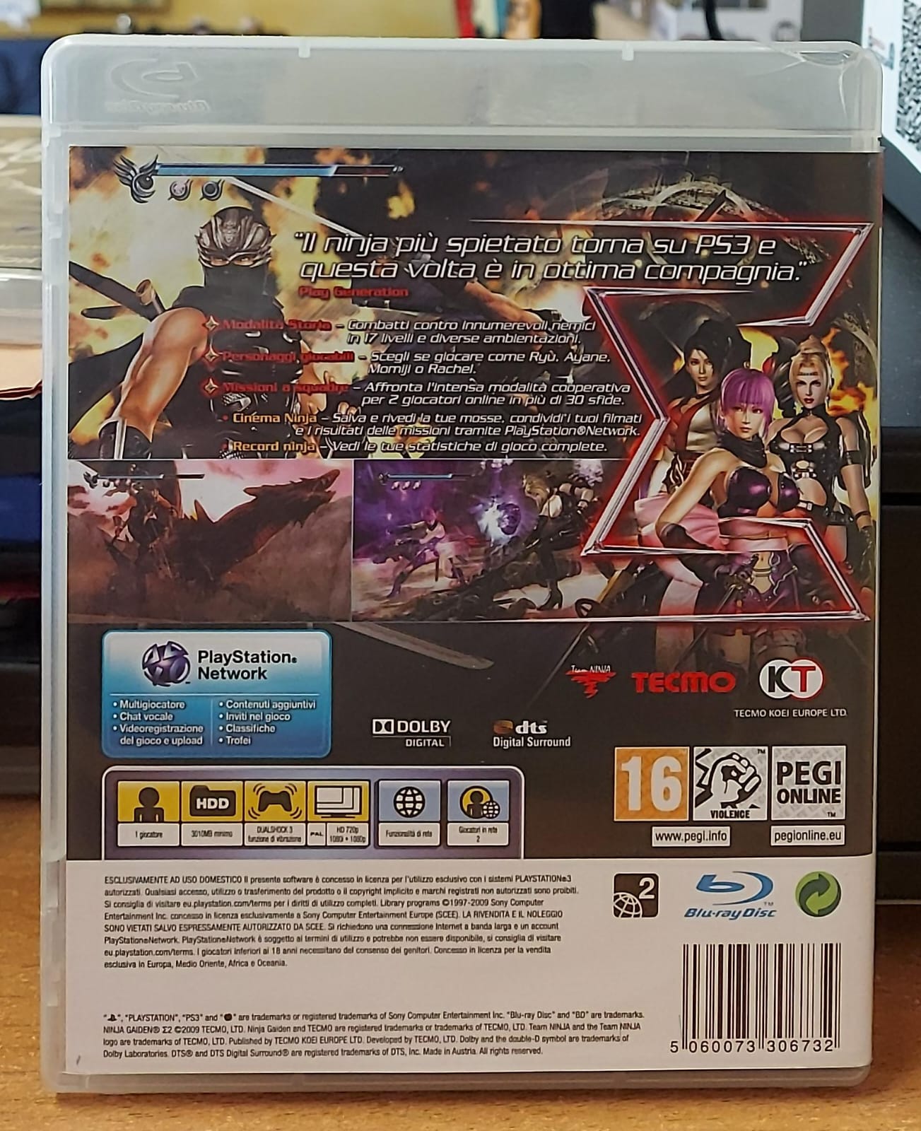 Ninja Gaiden 2 – PS3 (Usato)