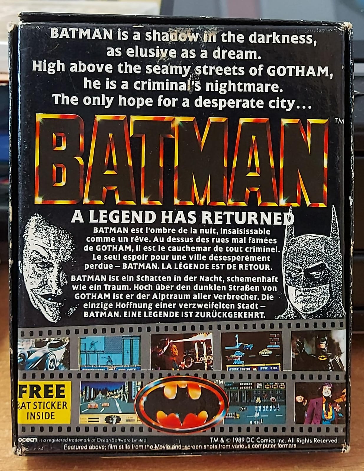 Batman The Movie – Gioco per Commodore 64 (C64) Usato