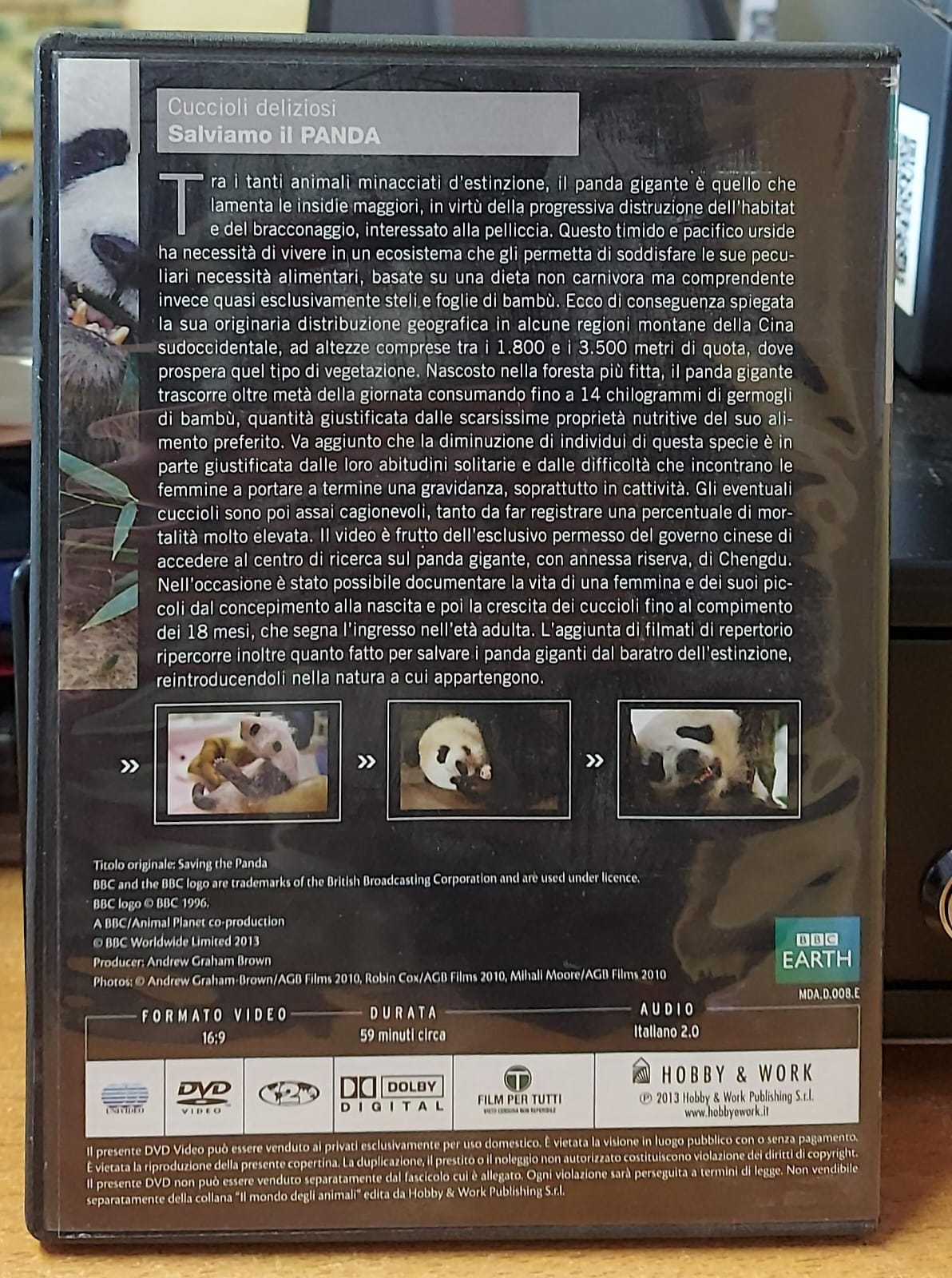 Salviamo il Panda - Il Mondo degli Animali BBC | DVD Usato