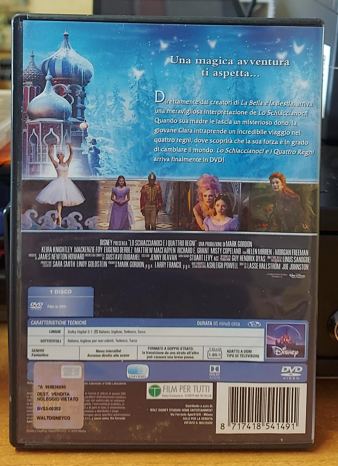 Lo Schiaccianoci e i Quattro Regni – DVD Usato