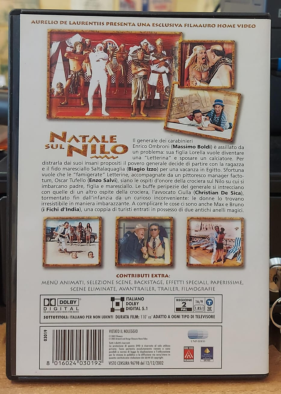 Natale sul Nilo – DVD Commedia Usato