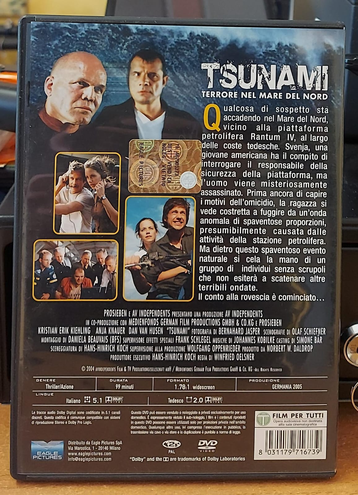 Tsunami – Terrore nel Mare del Nord DVD Usato