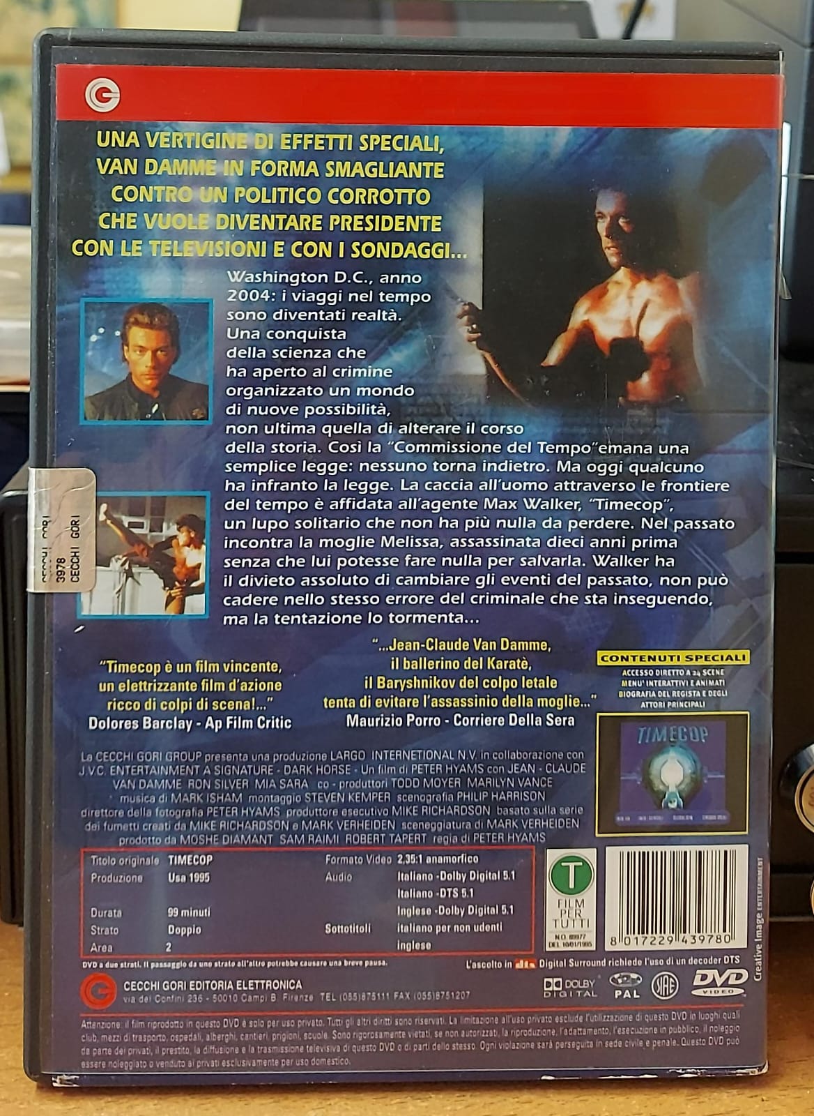 Timecop - Indagine dal Futuro (DVD)