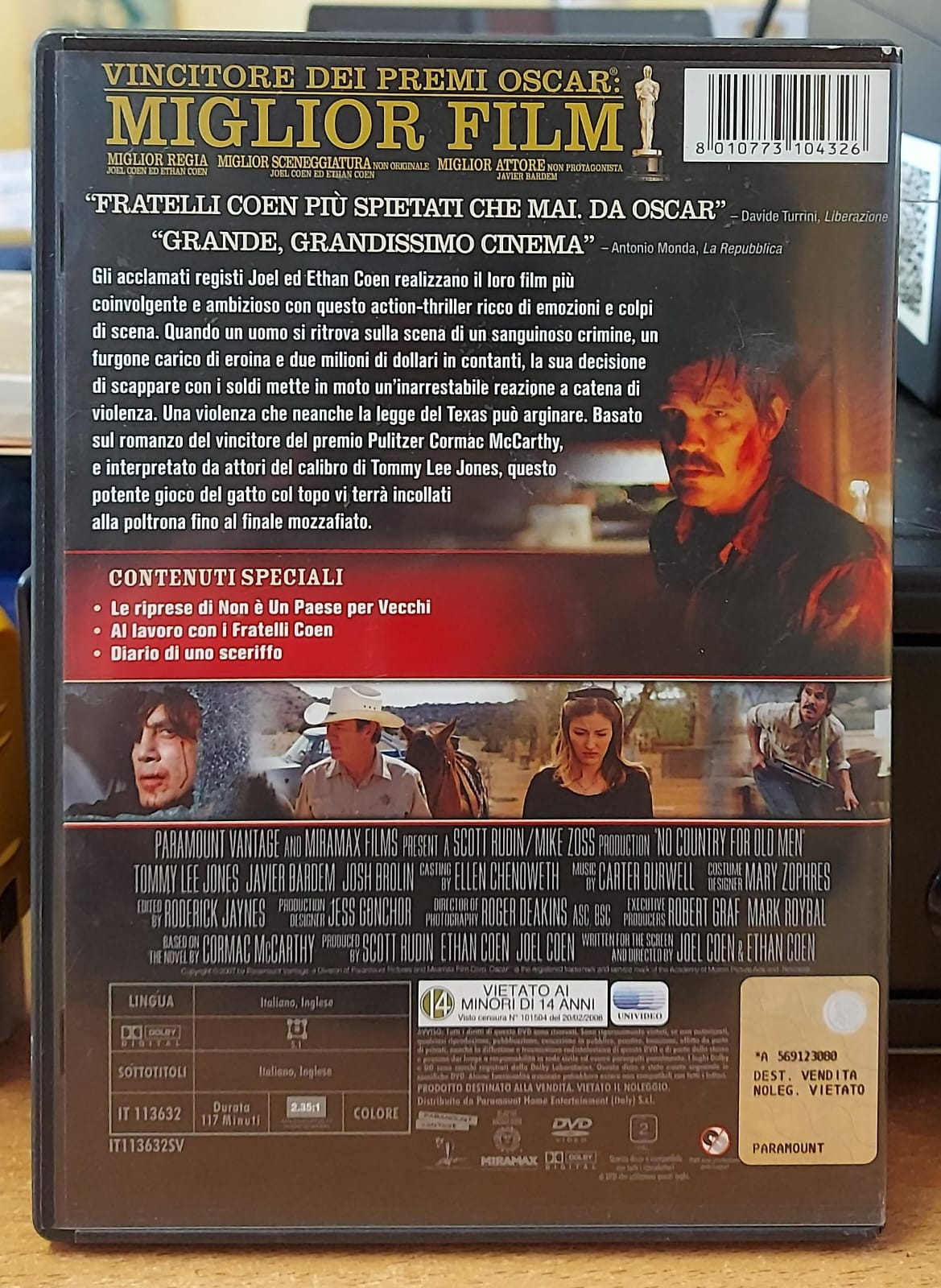 Non è un Paese per Vecchi (DVD) - No Country for Old Men