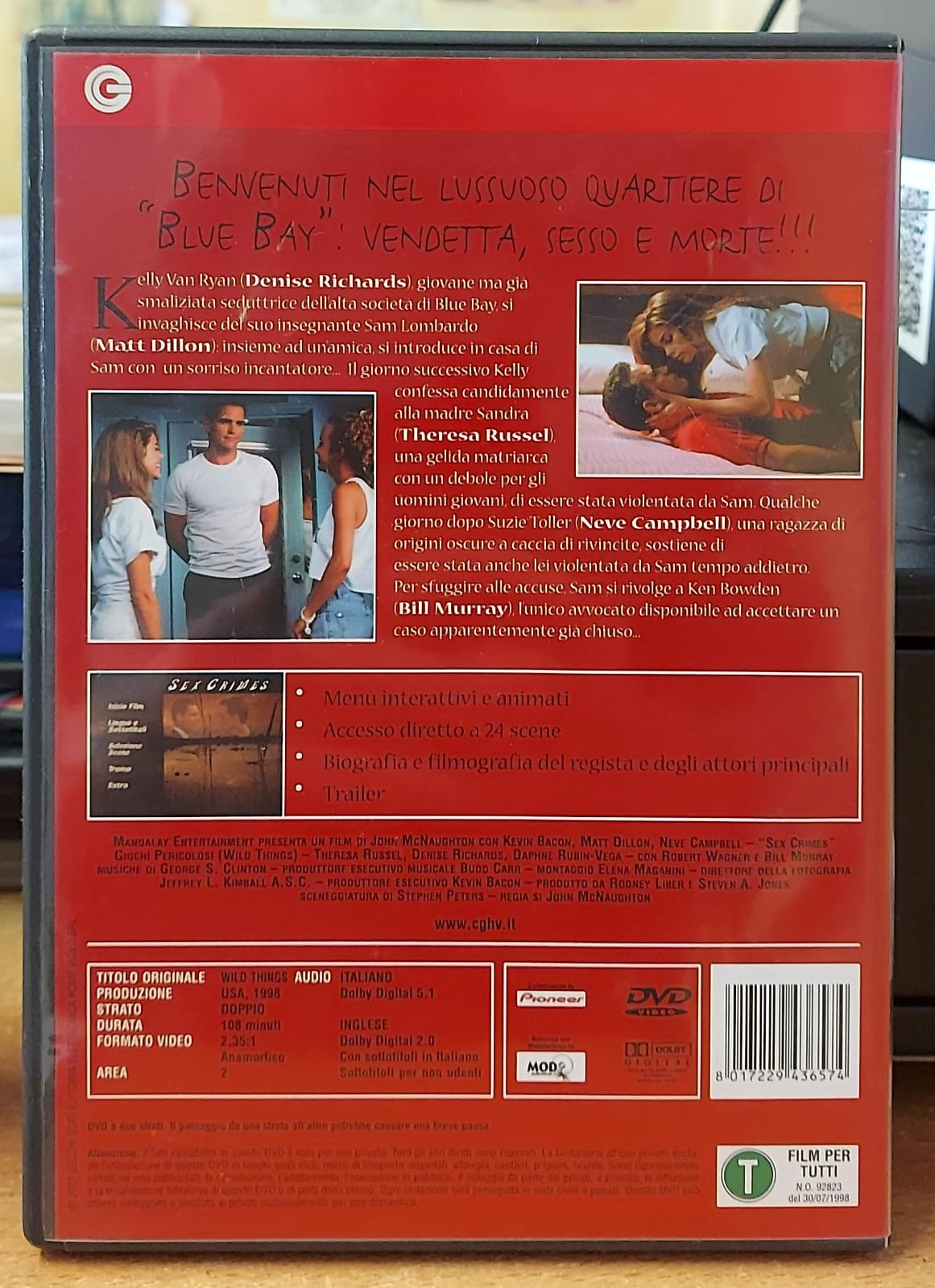 Sex Crimes - Giochi Pericolosi (DVD)