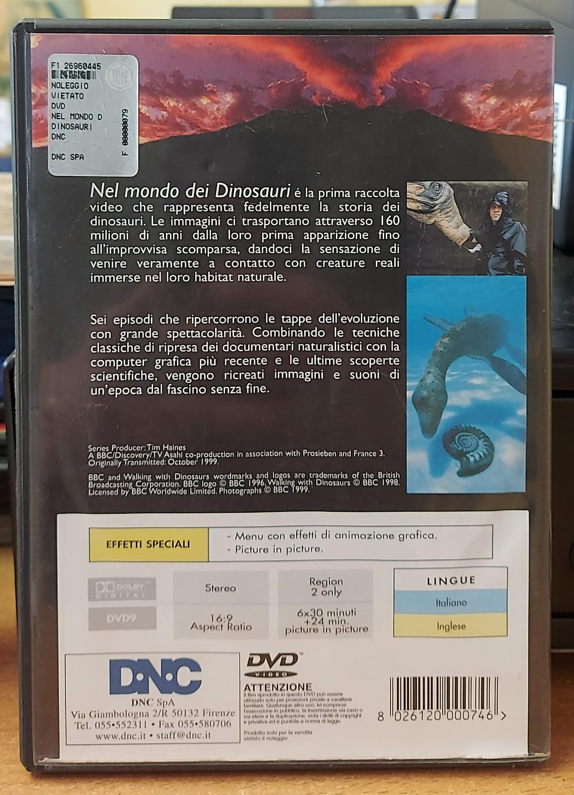 Nel Mondo dei Dinosauri - BBC (DVD)