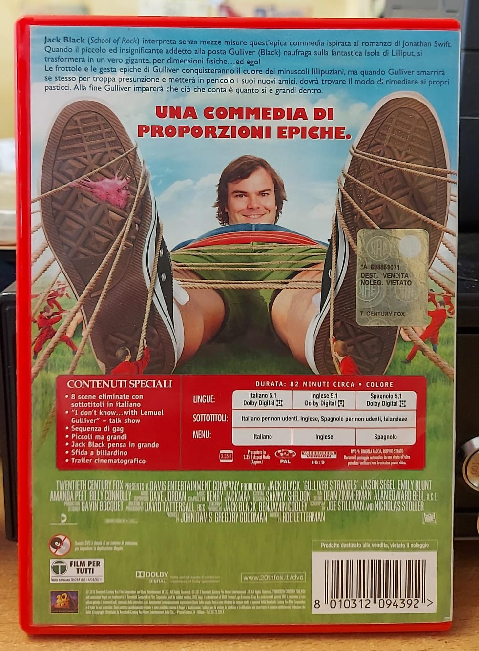 I Fantastici Viaggi di Gulliver (DVD) - Gulliver's Travels con Jack Black