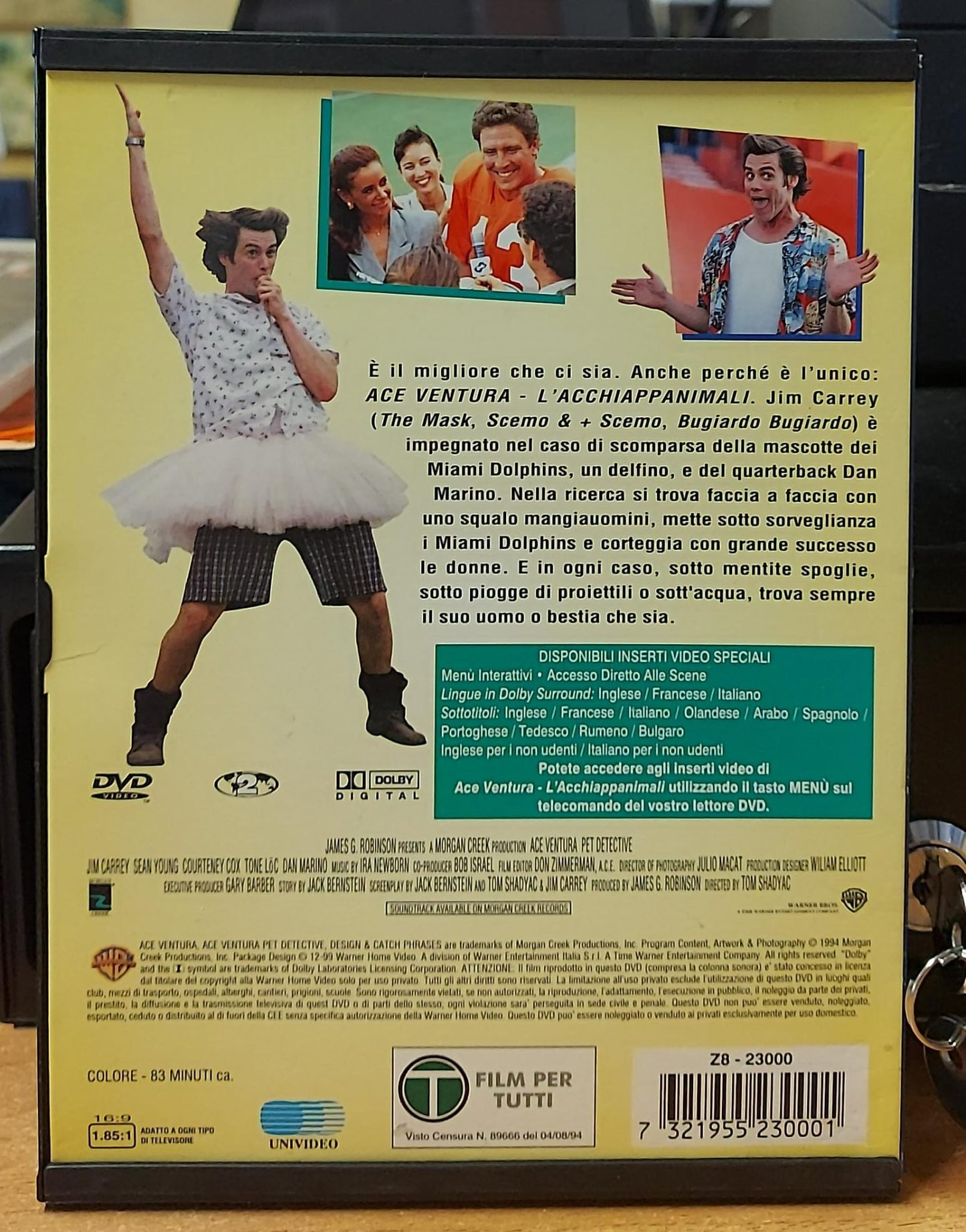 Ace Ventura L'Acchiappanimali - Edizione Snapper DVD