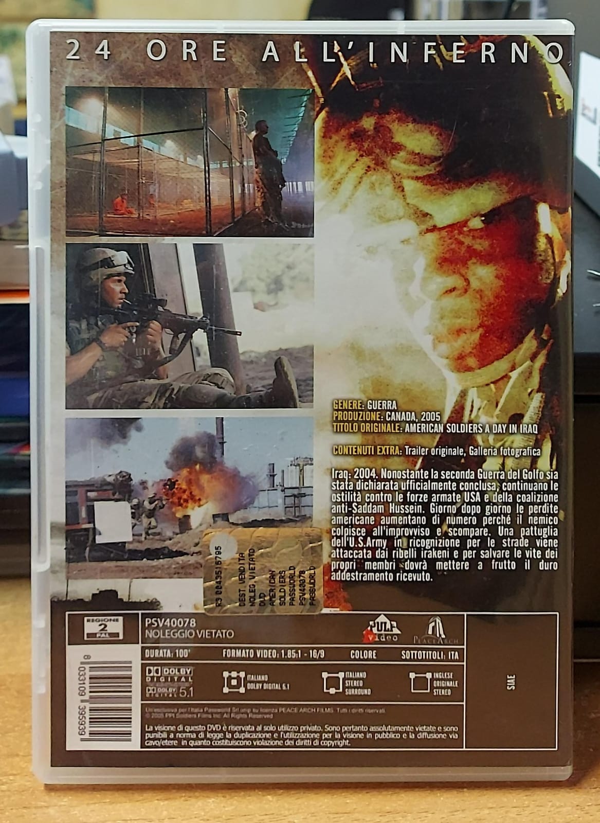 American Soldiers – Un Giorno in Iraq DVD Usato