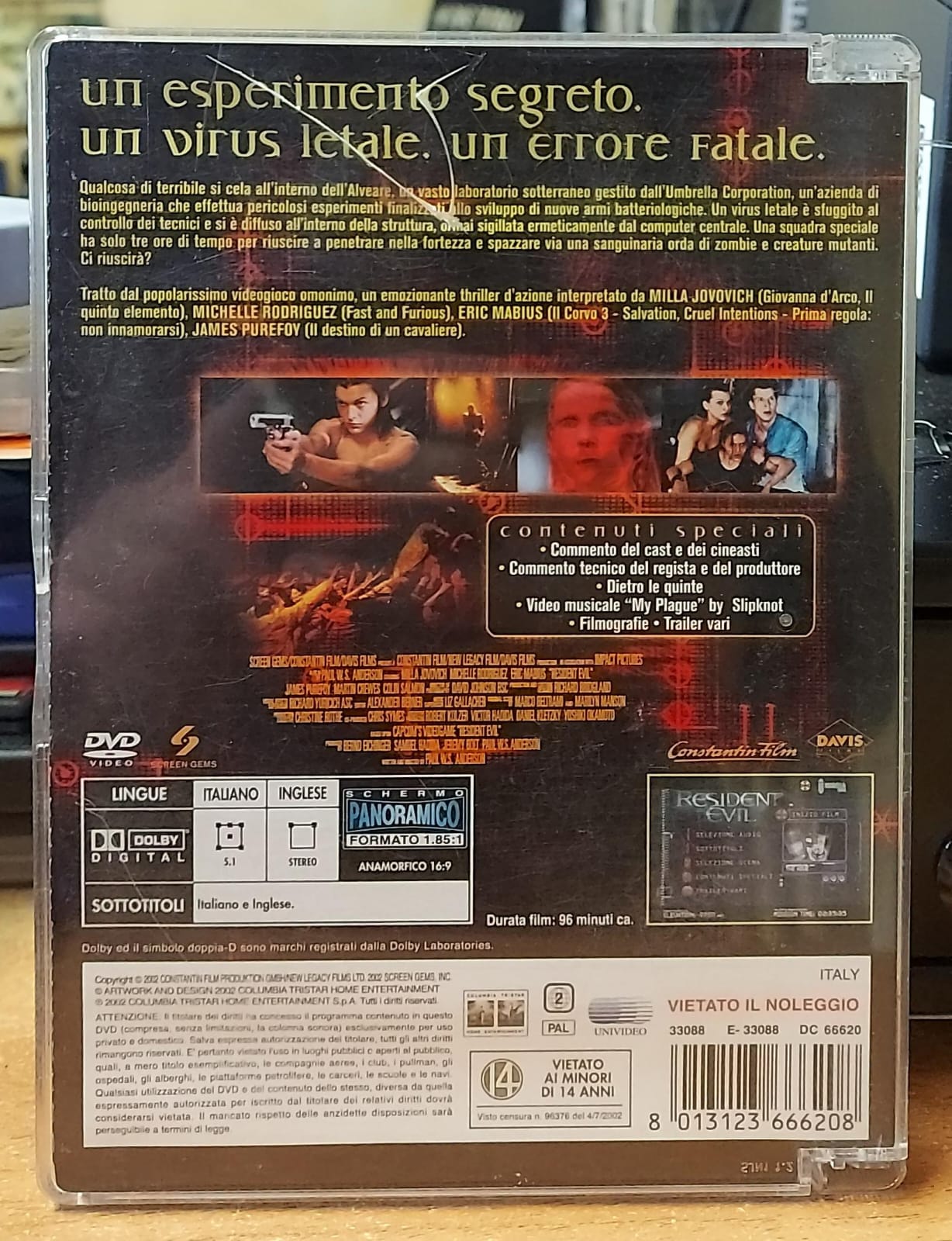 Resident Evil – DVD Usato (Jewel Box)