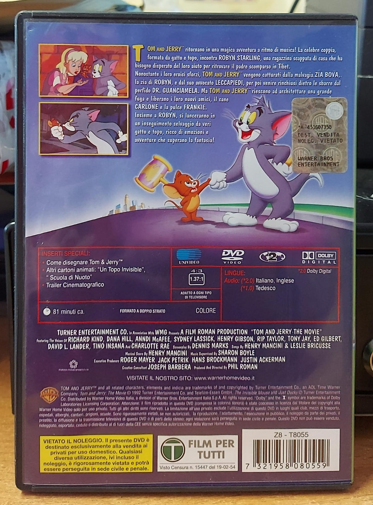 Tom & Jerry Il Film – DVD Usato