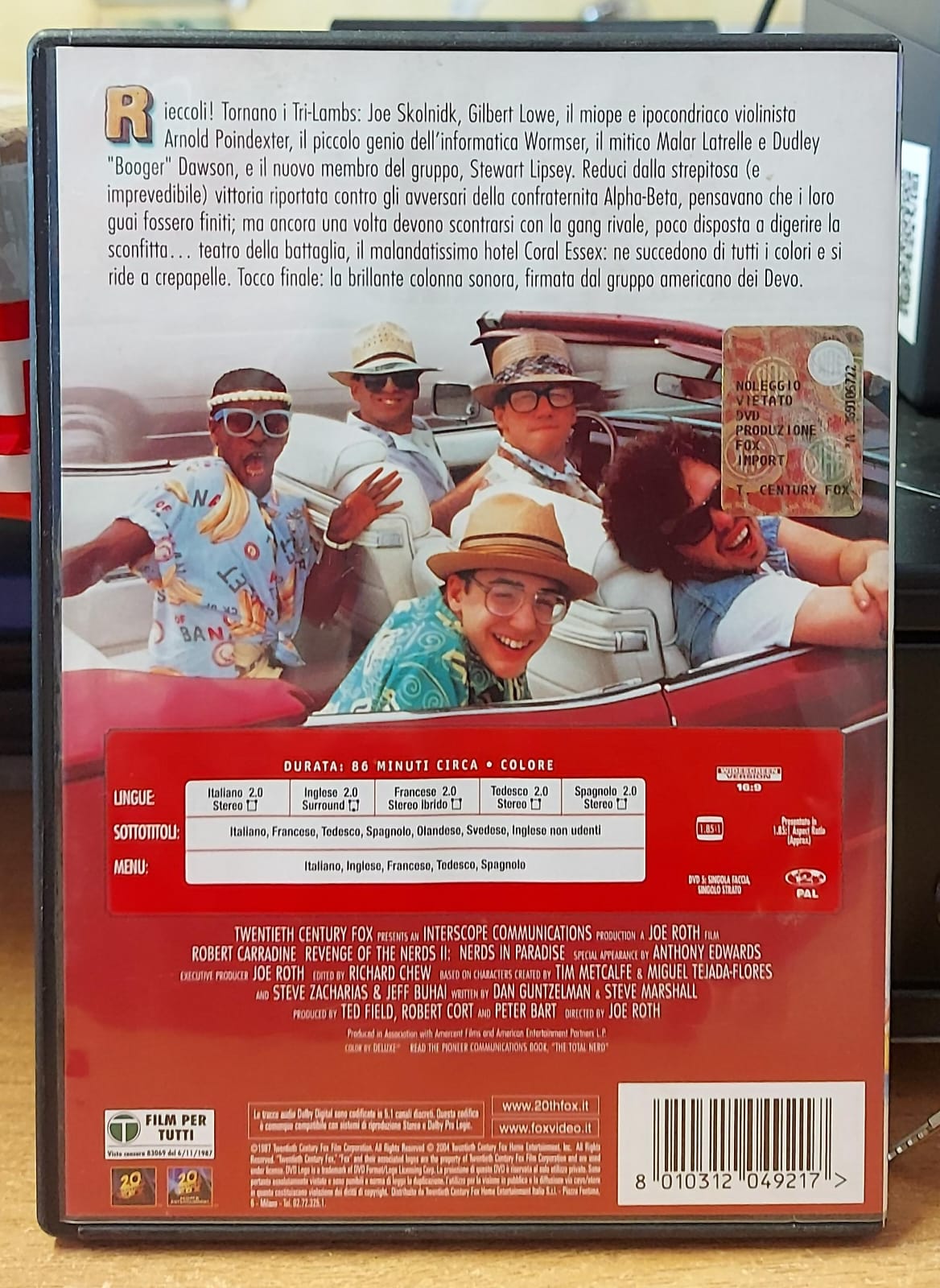 La Rivincita dei Nerds 2 – DVD Usato