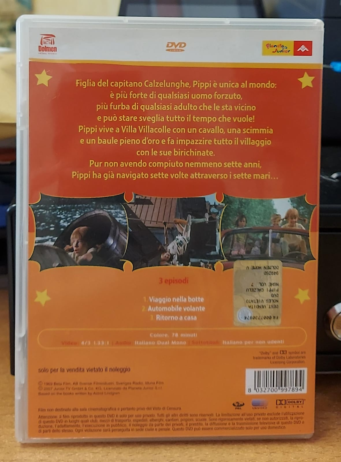 Le Fantastiche Avventure di Pippi Calzelunghe Vol. 7 - DVD Usato