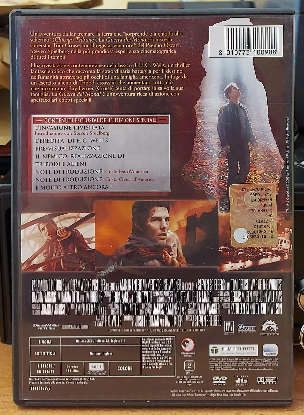 La Guerra dei Mondi - Edizione Speciale 2 Dischi DVD Usato
