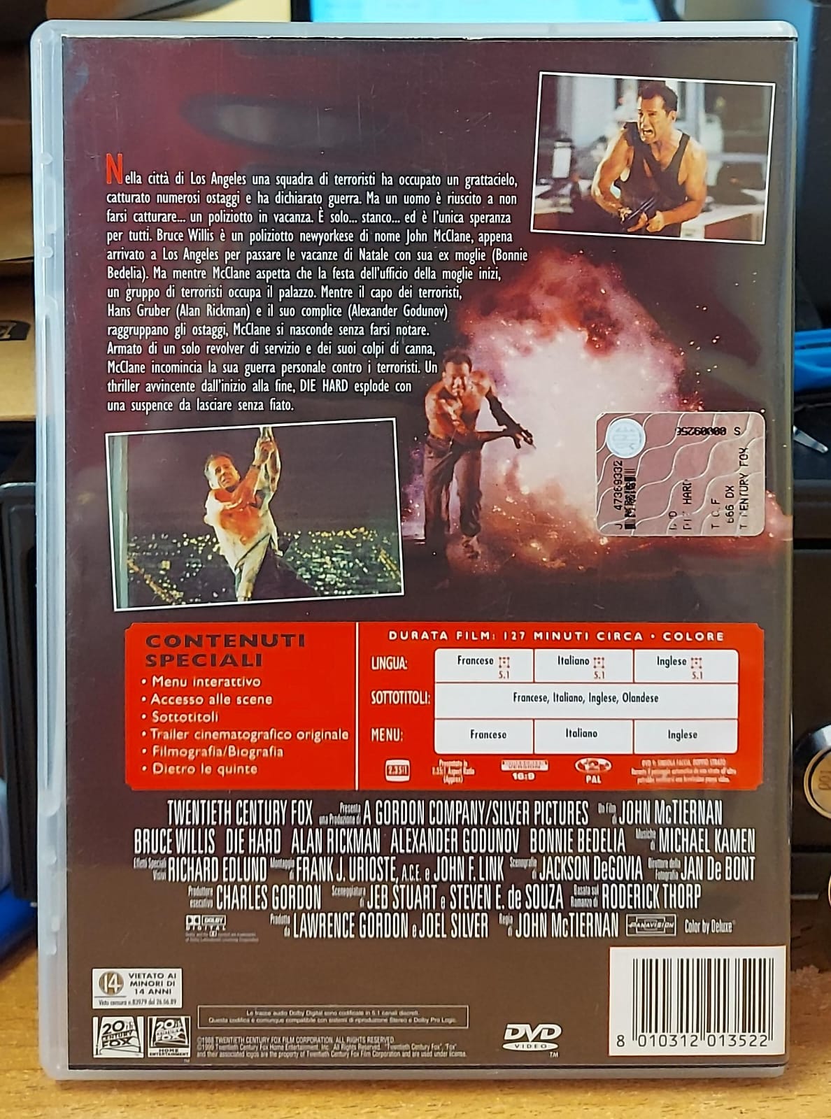Die Hard – Trappola di Cristallo (DVD Usato)