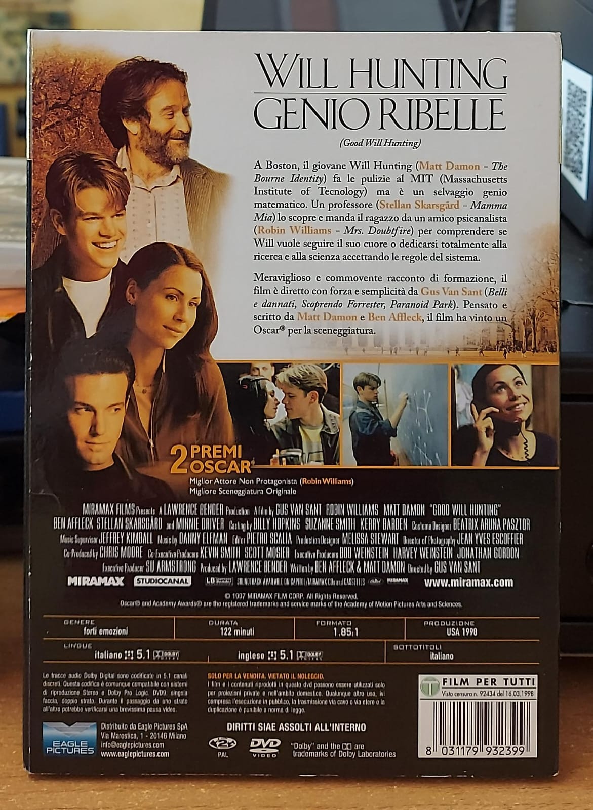 Will Hunting – Genio Ribelle | DVD Usato (The Oscar Collection)