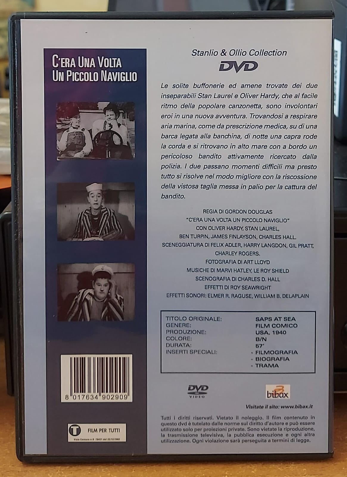 Stanlio & Ollio Collection Vol. 1 – C'era una volta un piccolo naviglio | DVD Usato