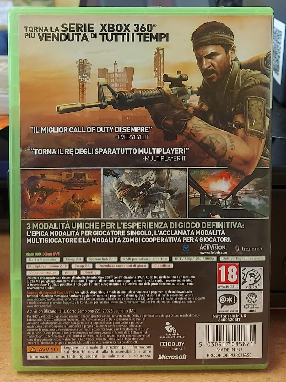 Call of Duty: Black Ops – Gioco Xbox 360 | Usato