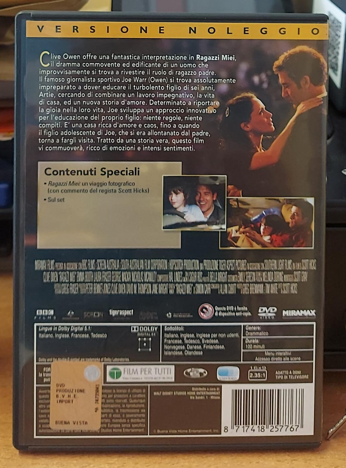 Ragazzi Miei DVD Usato | Clive Owen | Drammatico