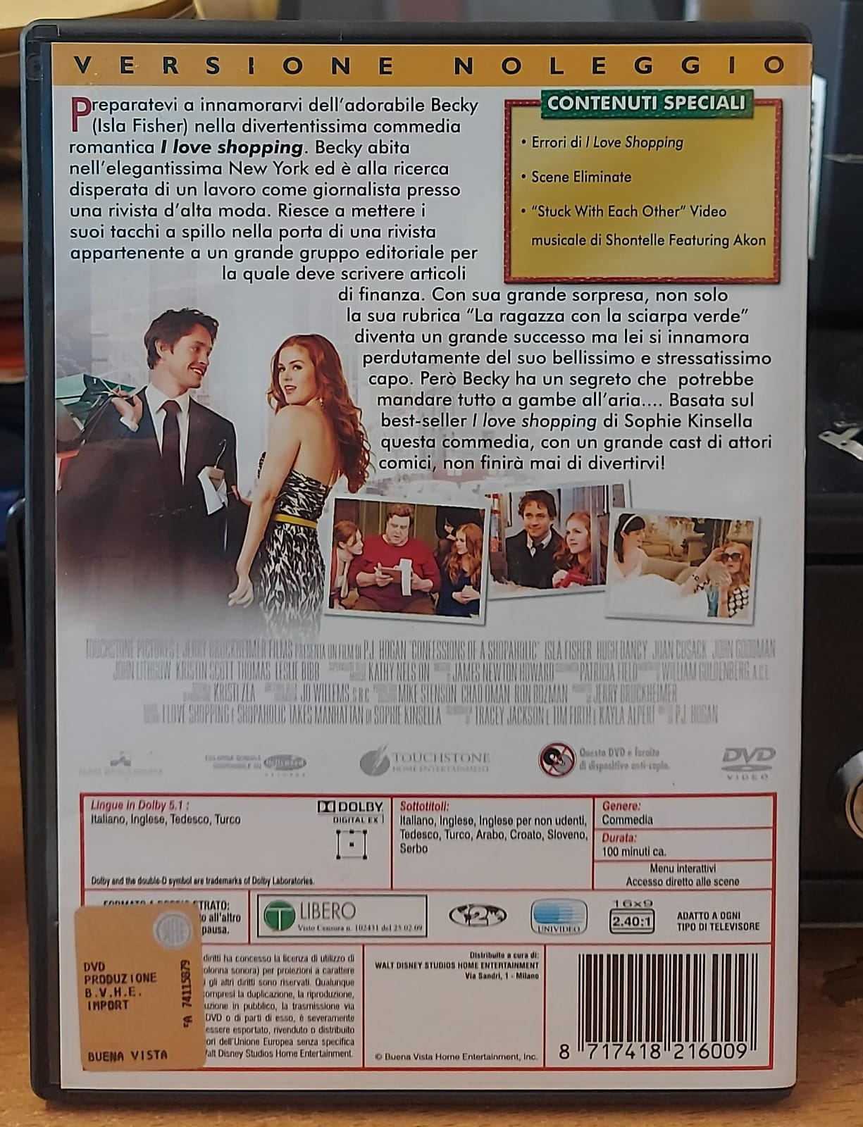 I Love Shopping DVD Usato | Isla Fisher | Commedia Romantica