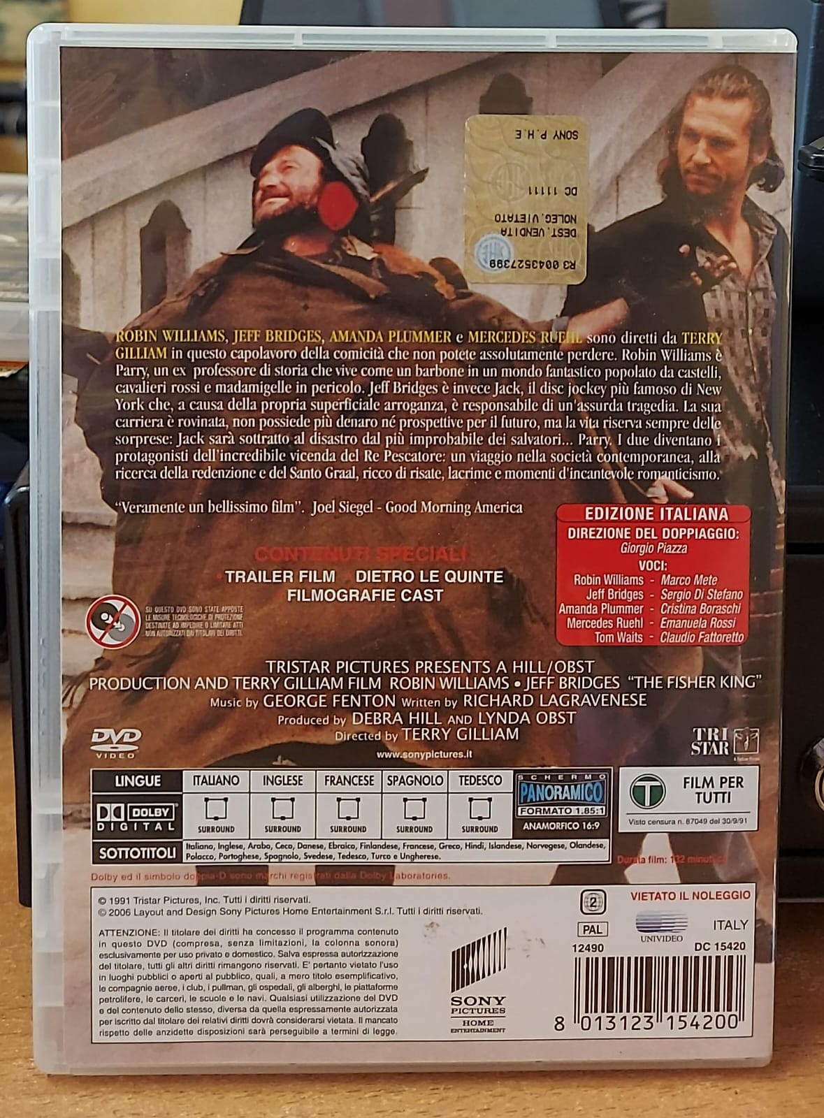 La Leggenda del Re Pescatore (1991) - DVD Usato