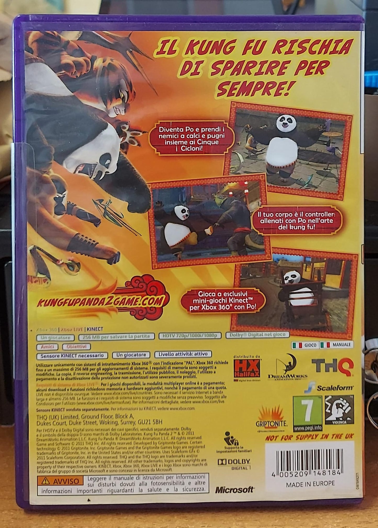Kung Fu Panda 2 - Xbox 360 (Richiede Kinect) | Usato