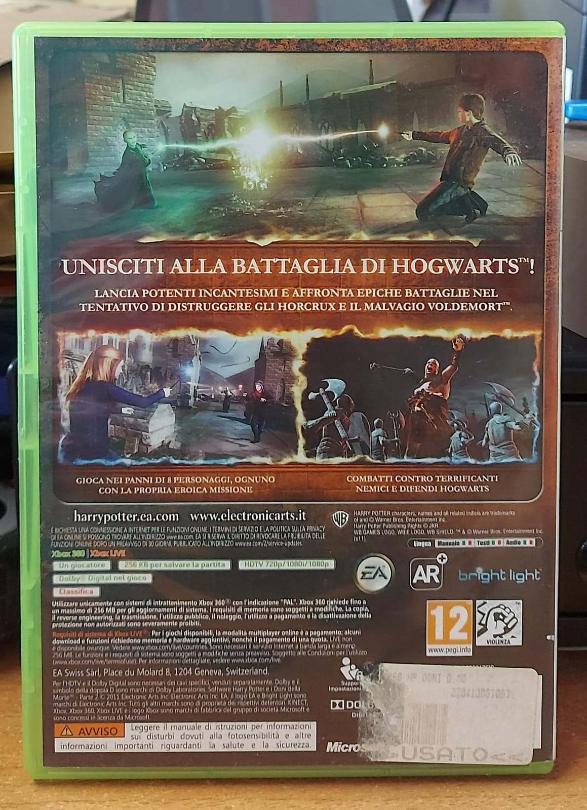 HARRY POTTER E I DONI DELLA MORTE PARTE 2 - XBOX 360