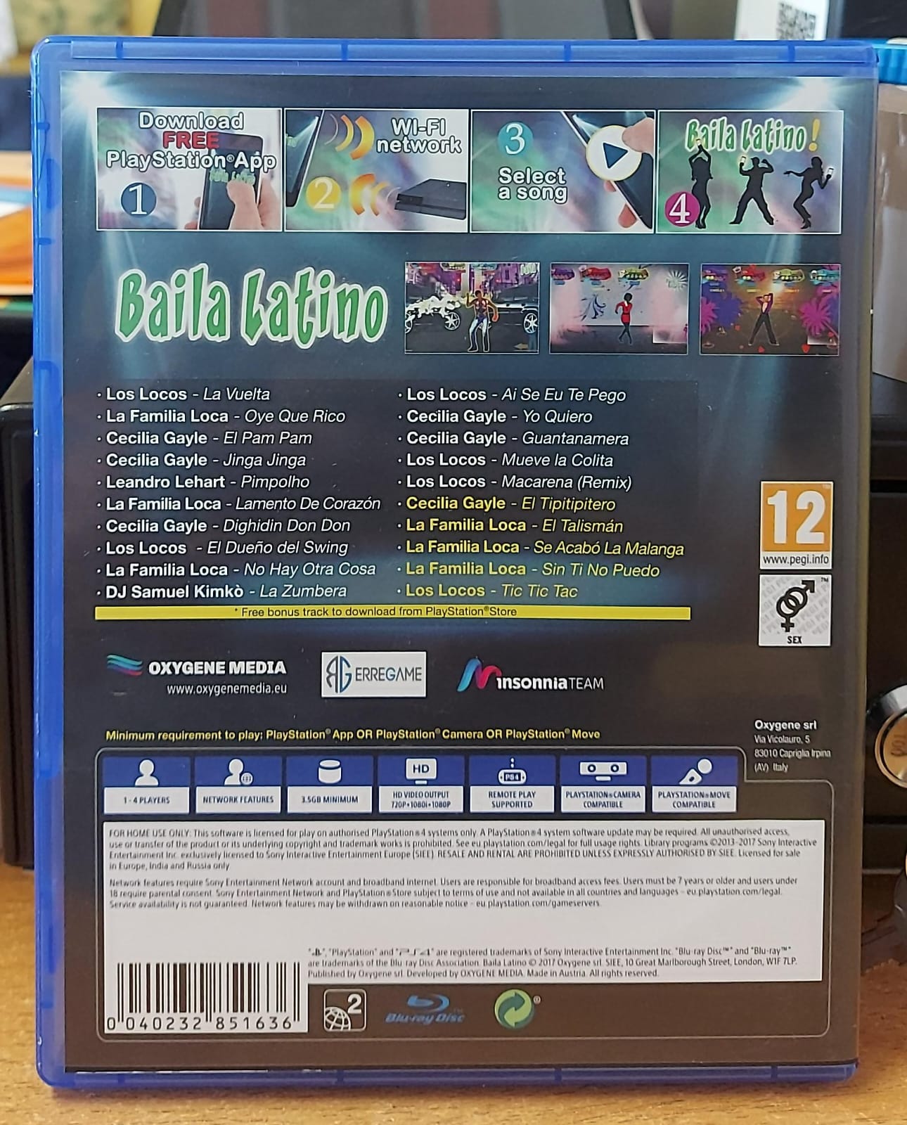 Baila Latino – Gioco PS4 Usato