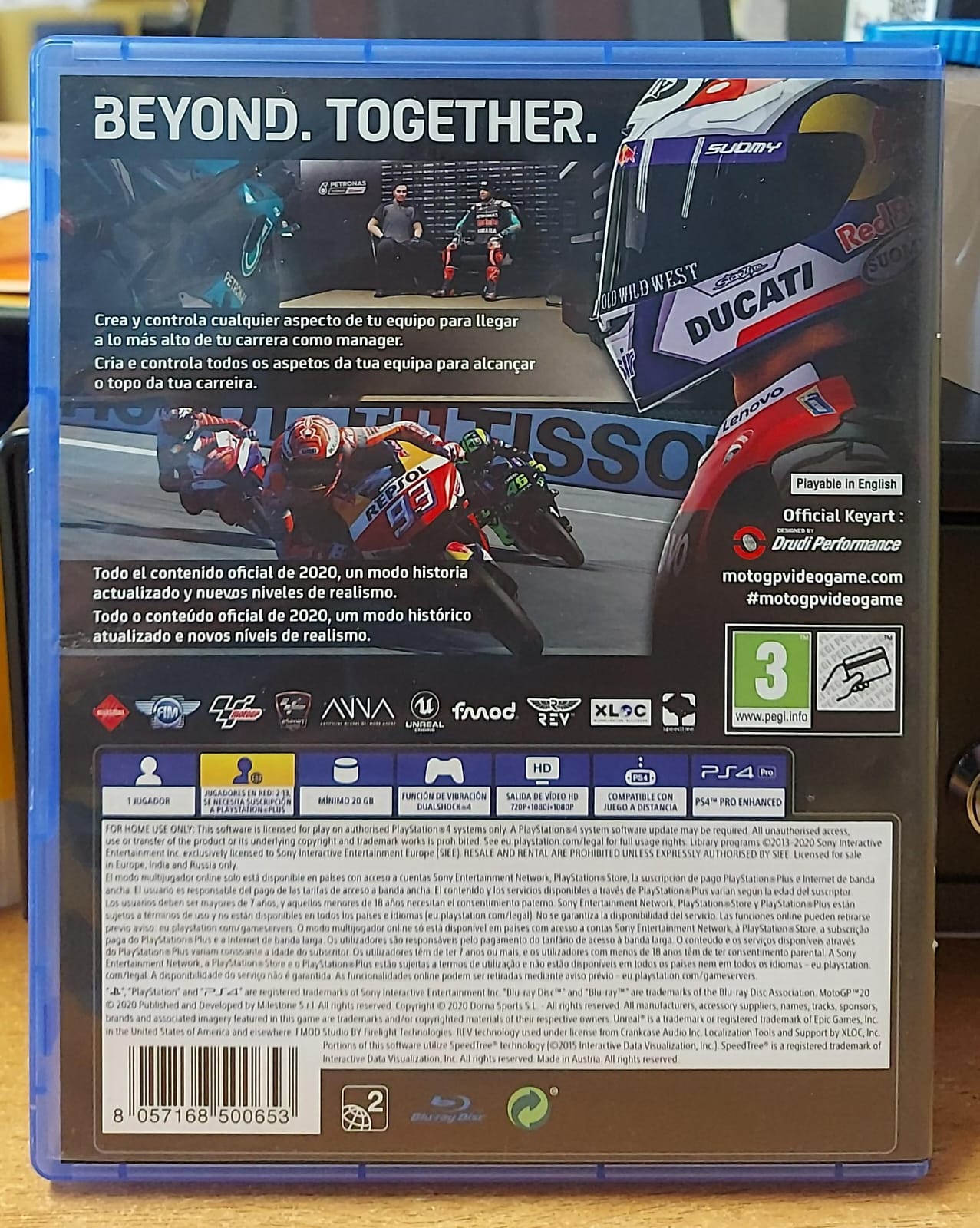 MotoGP 20 – Gioco PS4 Usato
