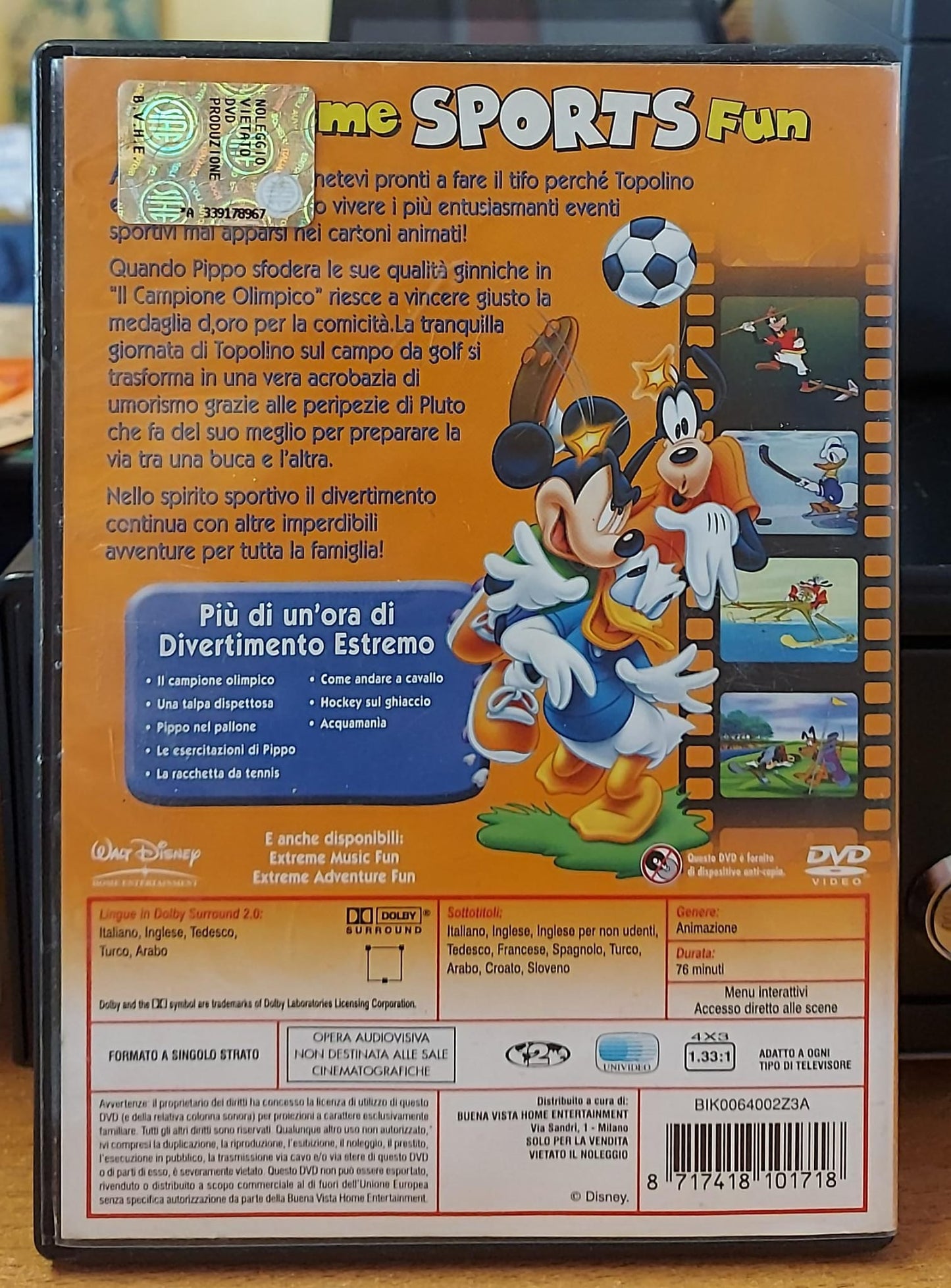 Extreme Sports Fun – DVD Cartoni Animati Usato