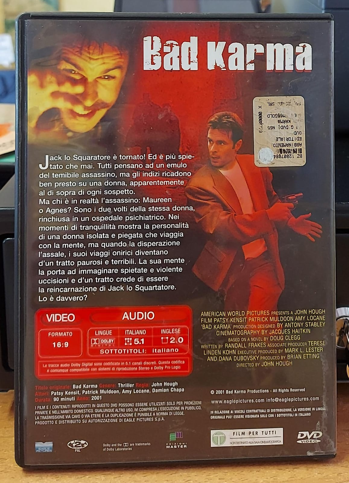 Bad Karma – DVD Thriller Usato