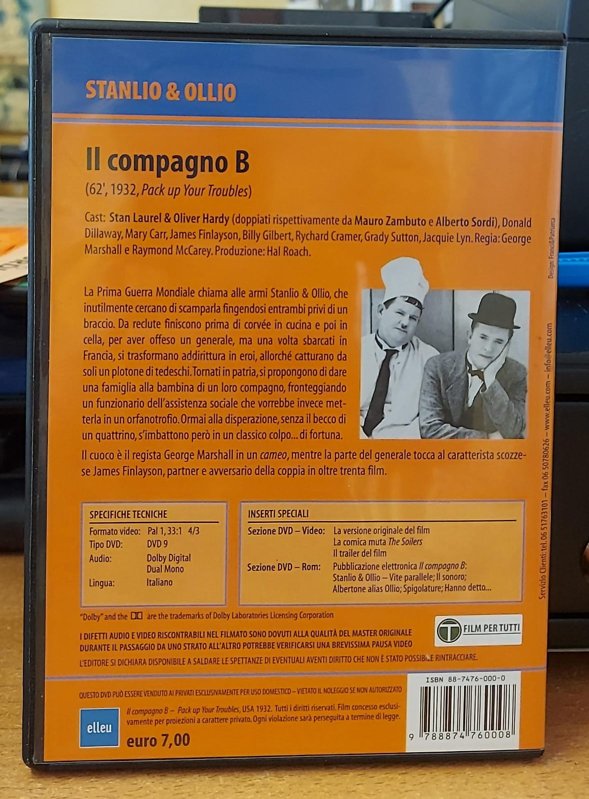 Il Compagno B (Stanlio & Ollio) – DVD Usato