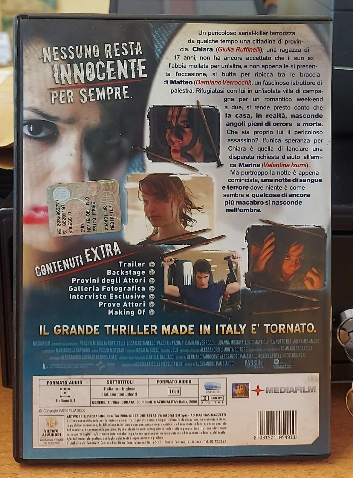 La Notte del Mio Primo Amore - DVD Usato