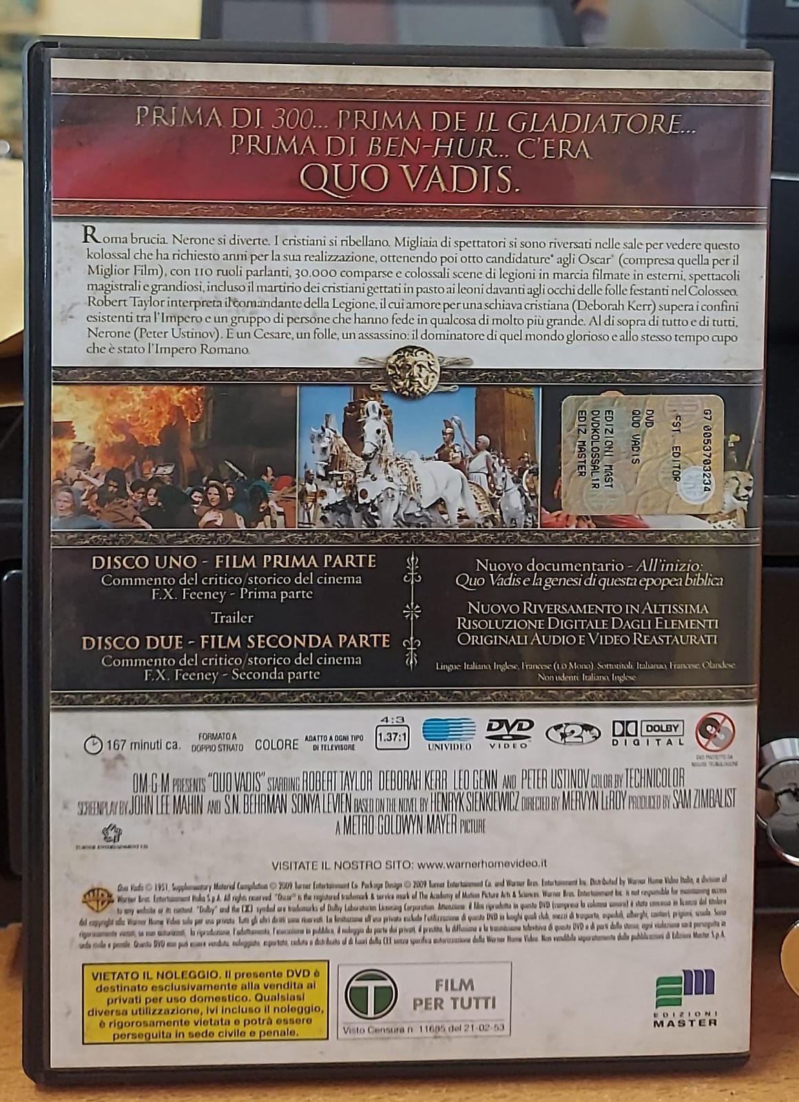Quo Vadis - Edizione Speciale 2 DVD Usati