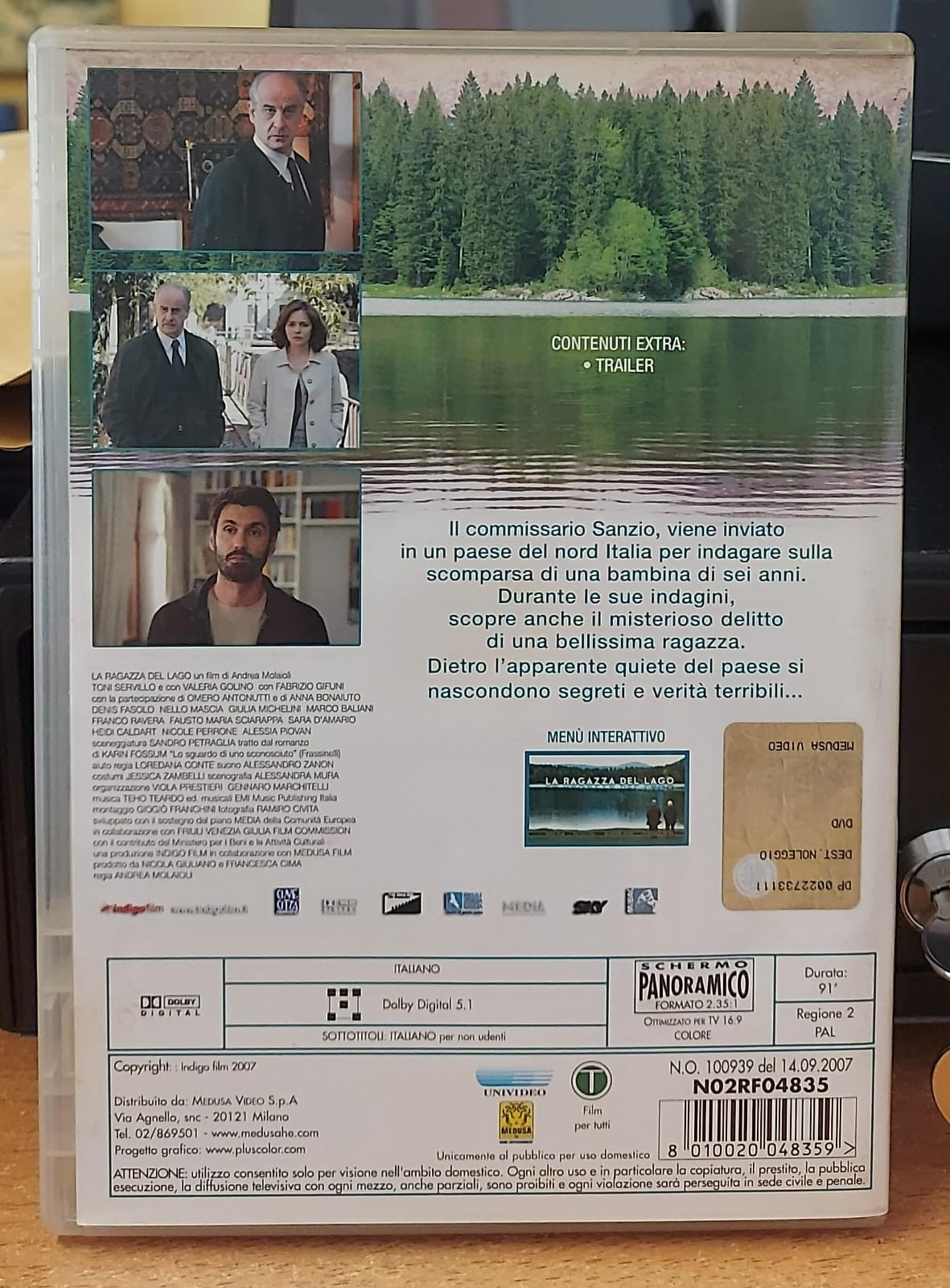 La Ragazza del Lago - DVD Usato