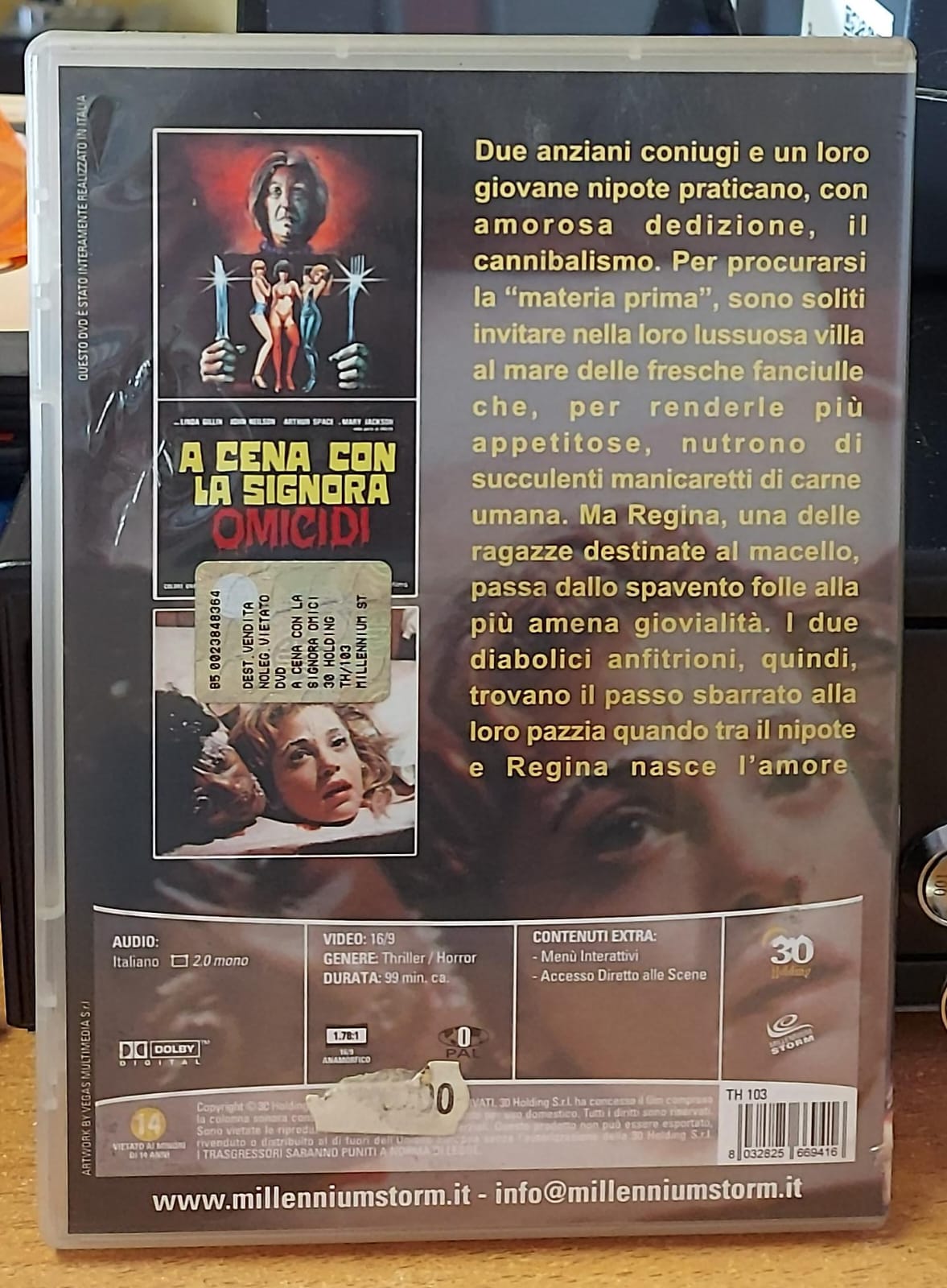 A Cena con la Signora Omicidi - DVD Usato