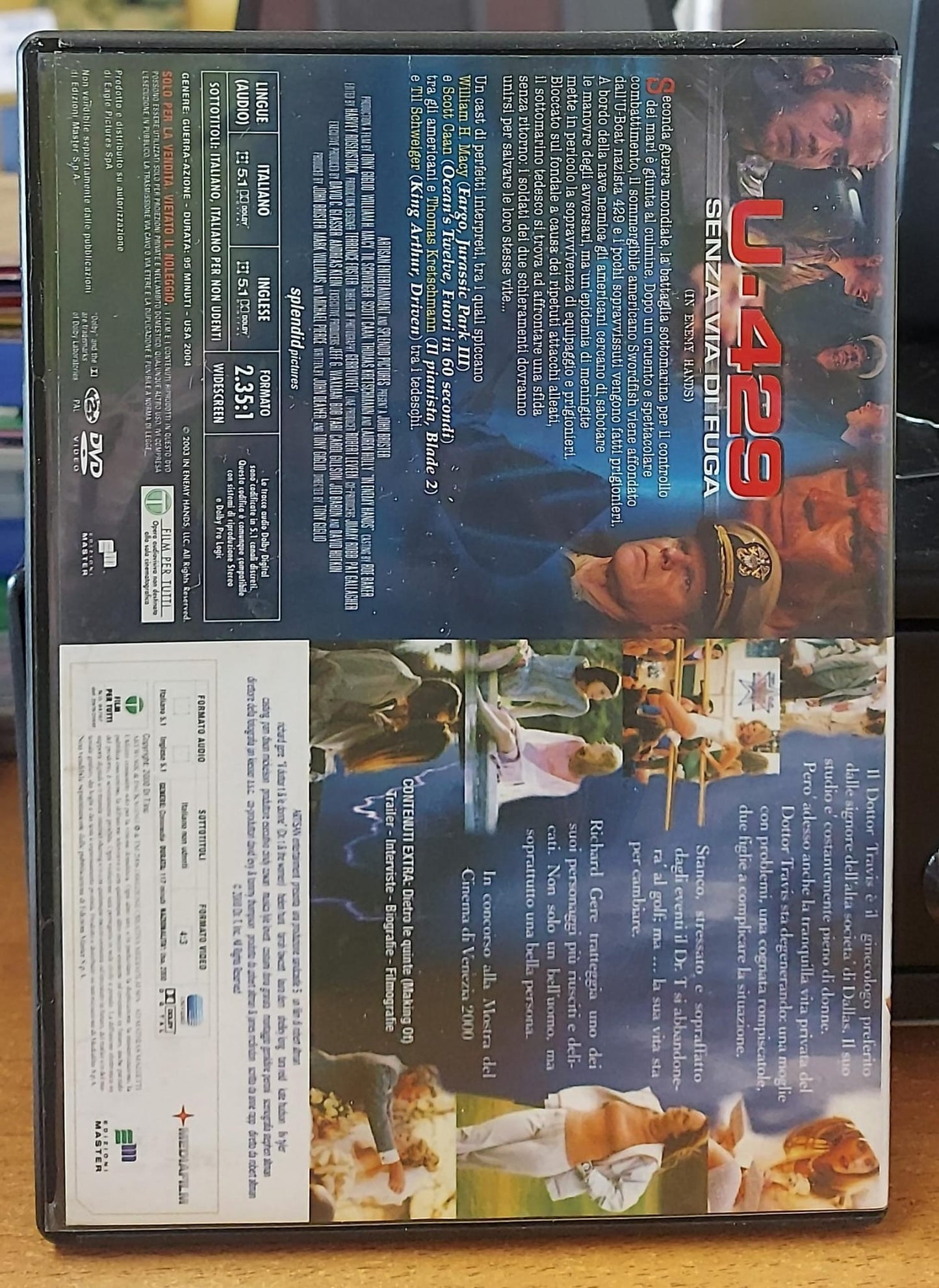 U-429 Senza Via di Fuga + Il Dottor T e le Donne - DVD Doppio Film