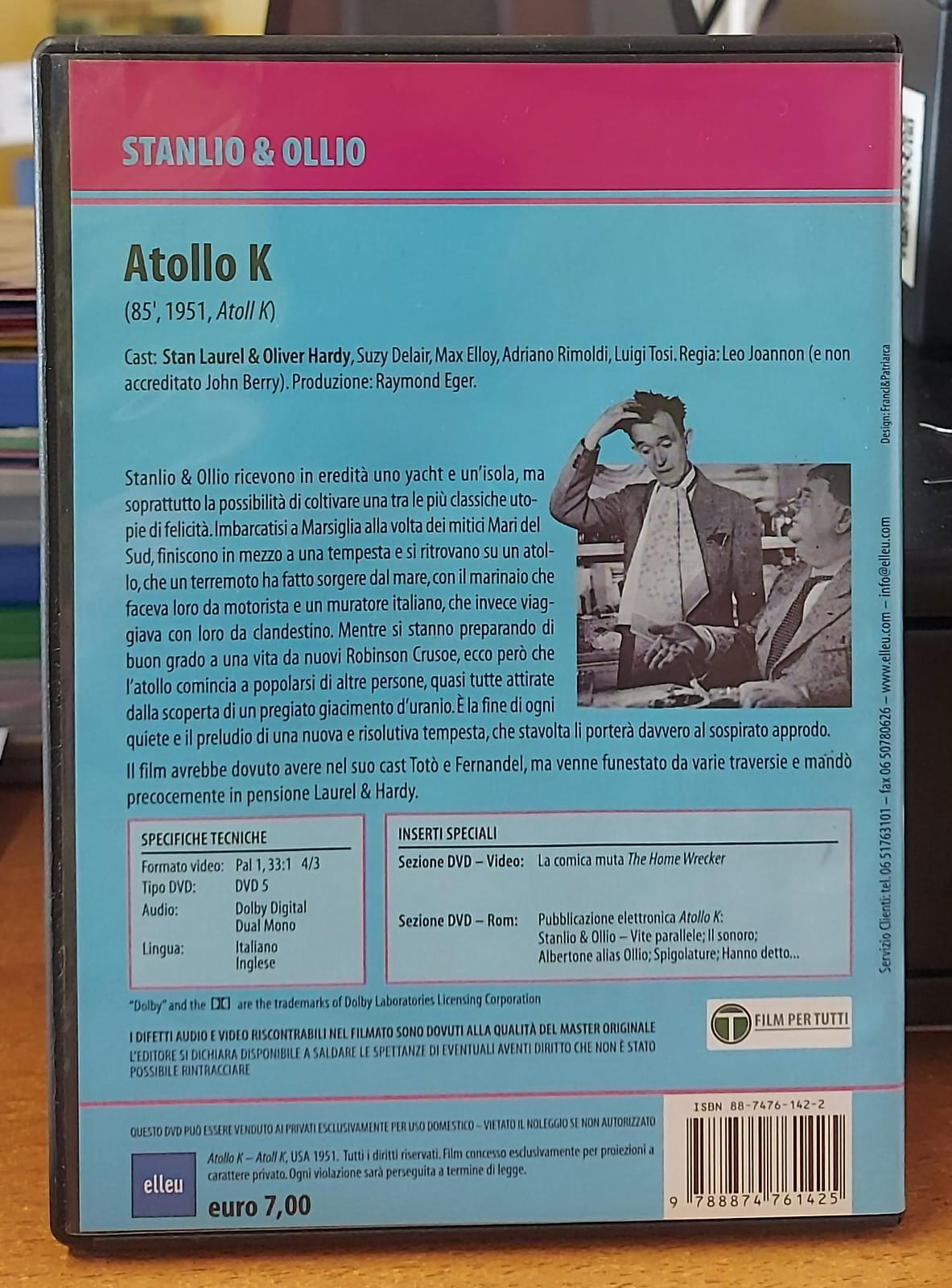 Atollo K - DVD Commedia Stanlio e Ollio