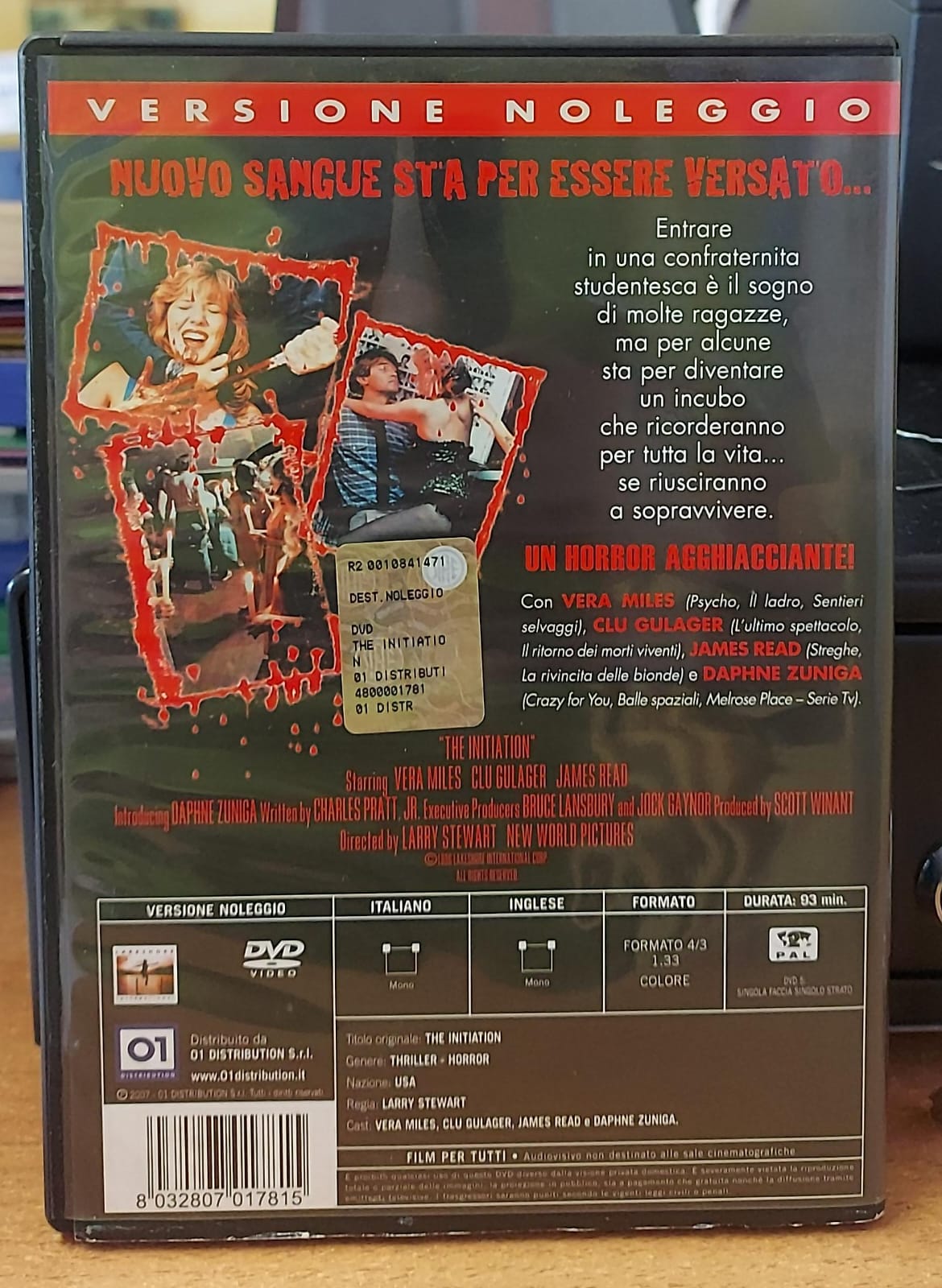 The Initiation - Rito Mortale DVD Horror