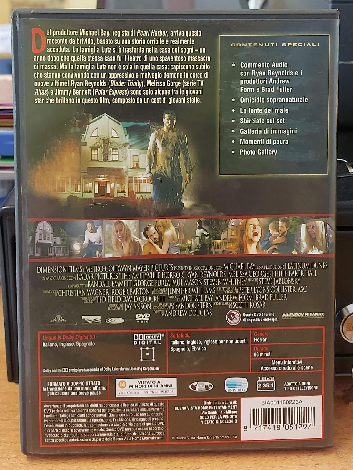 The Amityville Horror (2005) DVD Usato