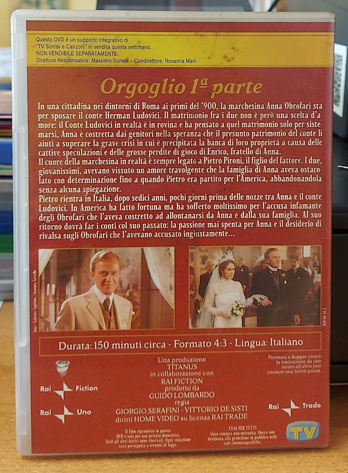 Orgoglio - Prima Parte (DVD Usato) | RAI Fiction