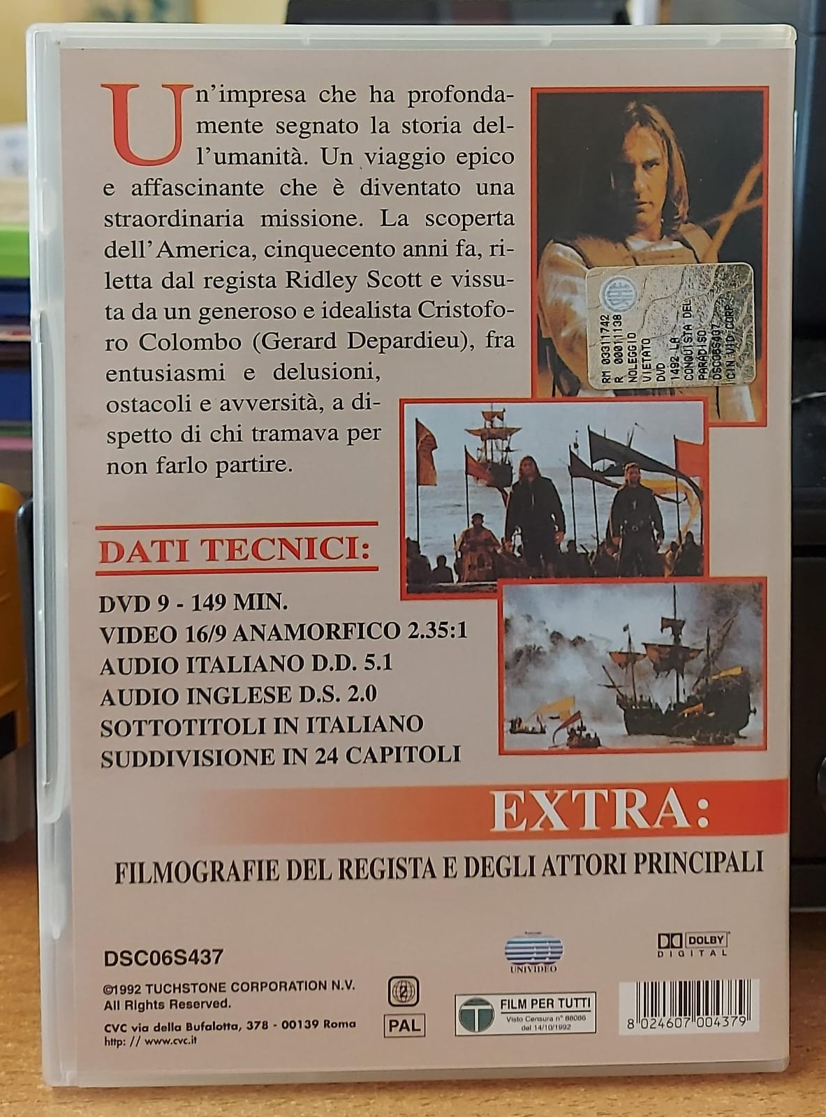 1492 - La Conquista del Paradiso (DVD Usato)