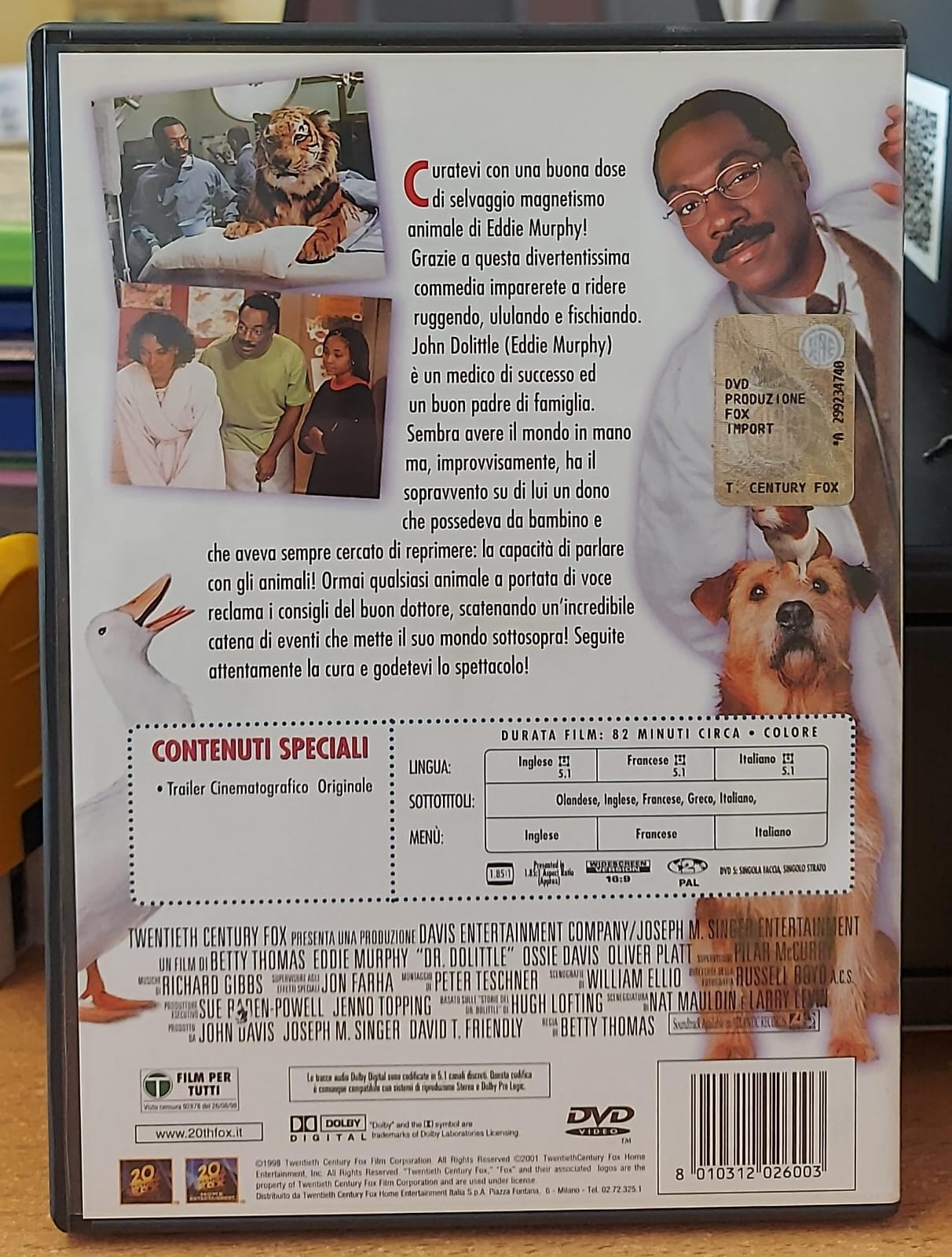 Il Dottor Dolittle (DVD Usato)