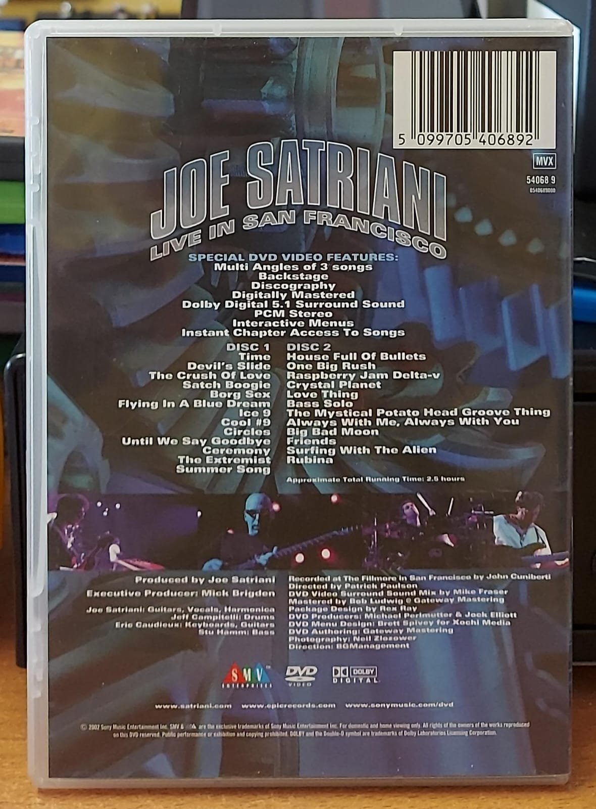 JOE SATRIANI LIVE IN SAN FRANCISCO - DOPPIO DVD