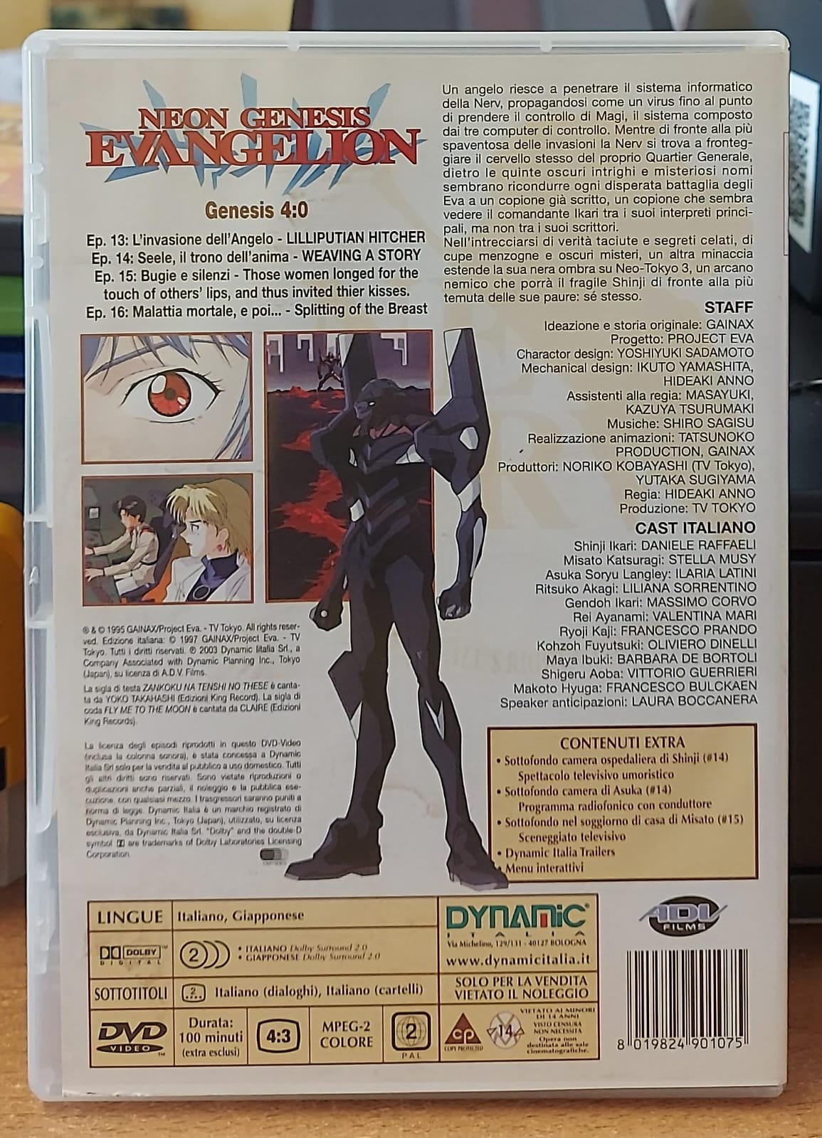 NEON GENESIS EVANGELION GENESIS 4:0 EPISODI 13-14-15-16
