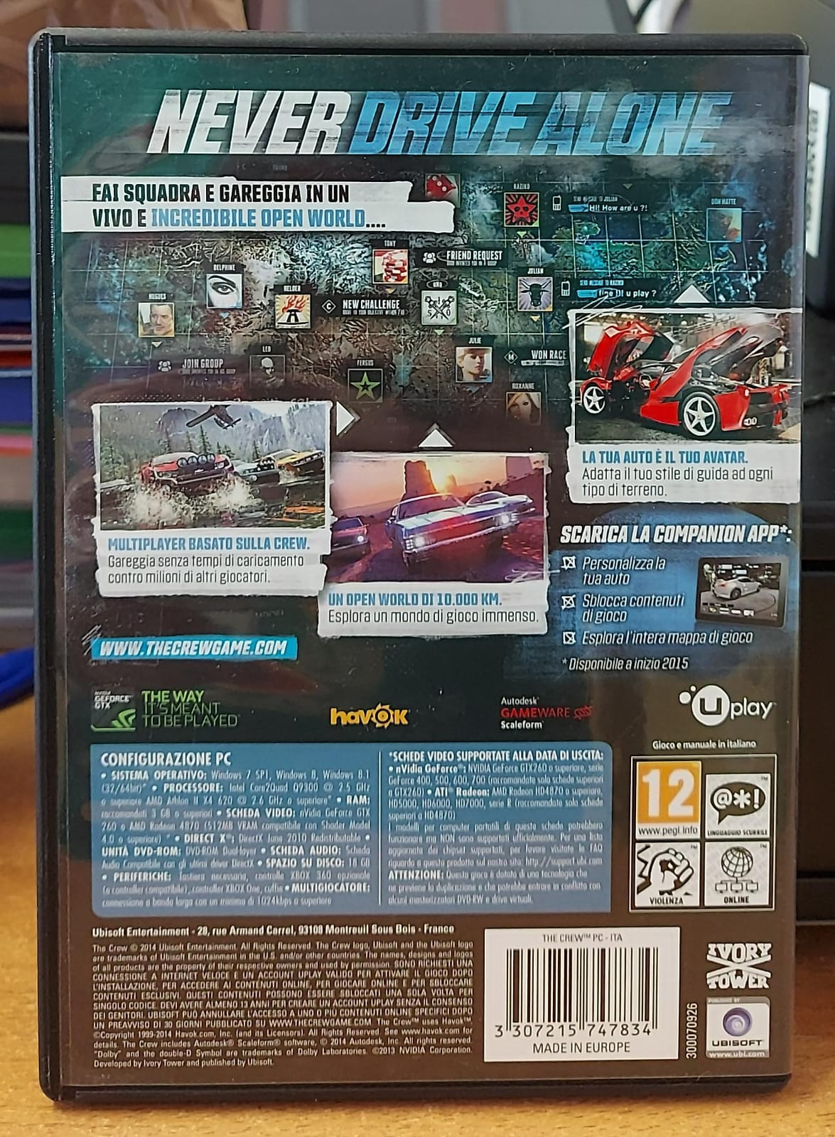 The Crew - Gioco PC Usato (Solo Collezionismo)