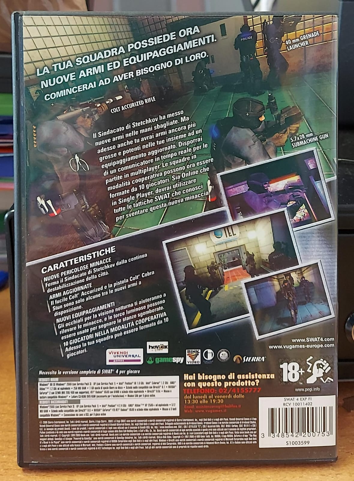 SWAT 4: The Stetchkov Syndicate - Expansion Pack PC Usato