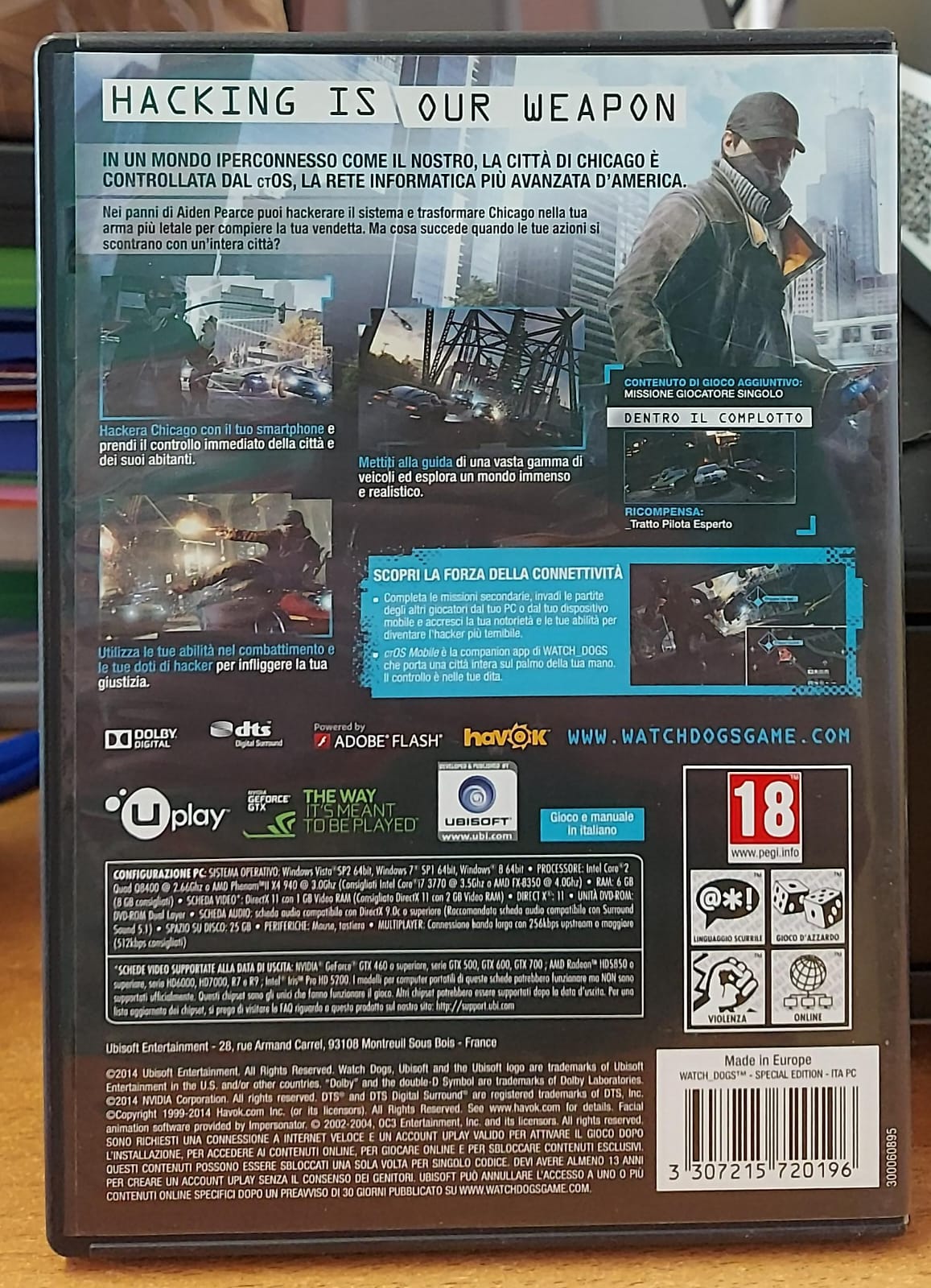 Watch Dogs - Gioco PC Usato