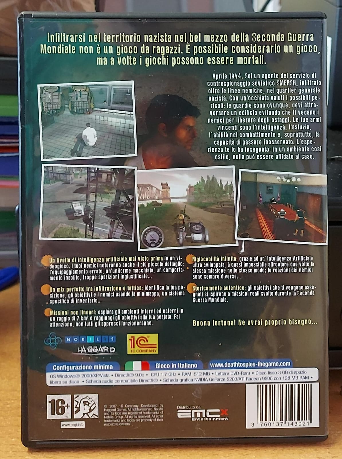 Death to Spies - Gioco PC Usato